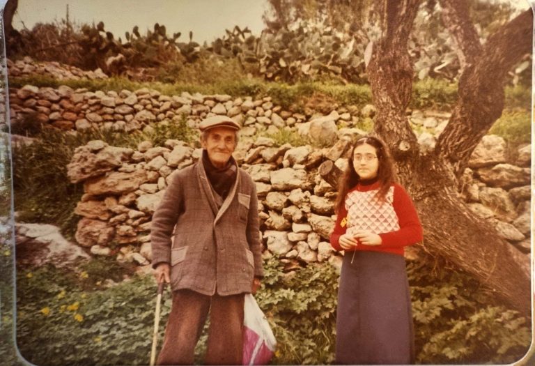 Juanito “Félix” y mi hermana en Puig des Molins