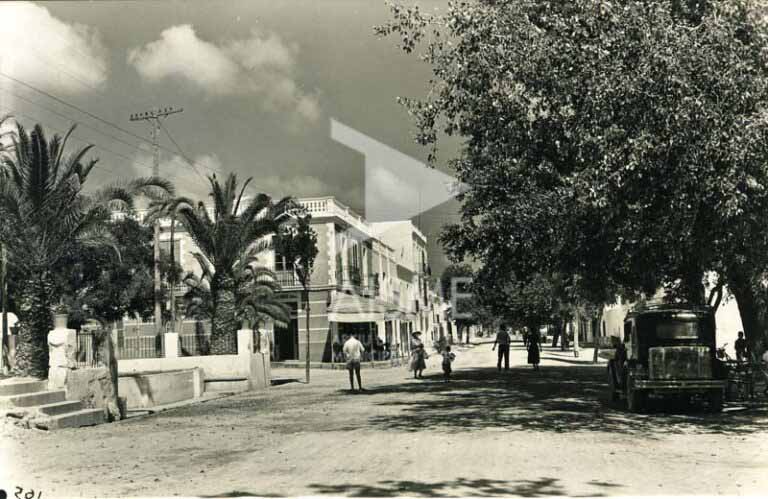 Calle Sant Jaume de Santa Eulària.