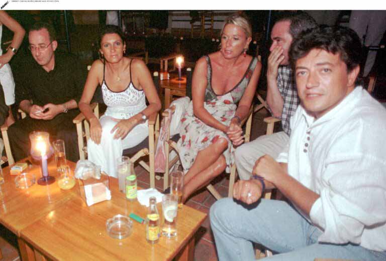 Carmina Ordoñez y  Ernesto Neira en la discoteca Amnesia