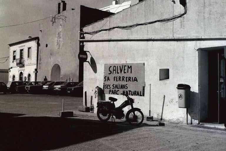 Cartel en Formentera 1990