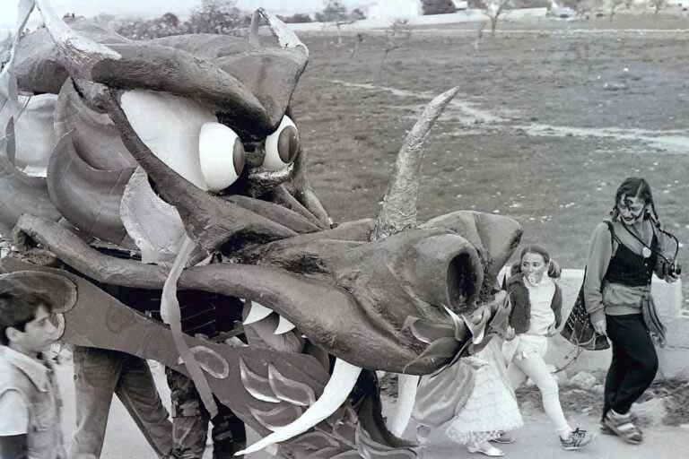 Dragón en Formentera 1986