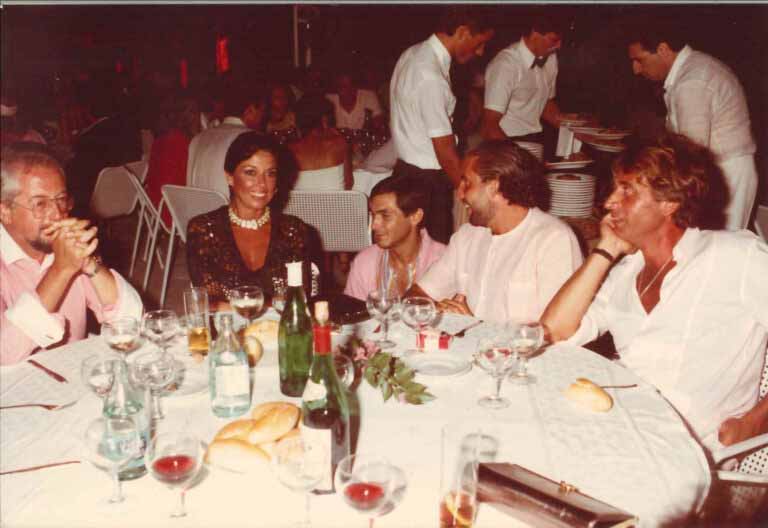 Mónica Randall, en la discoteca KU en julio del 83