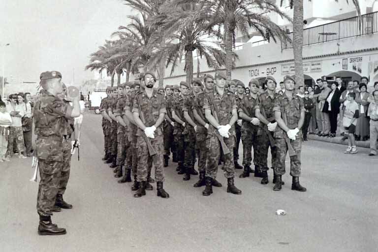 Parada Militar en la Savina Formentera 1997