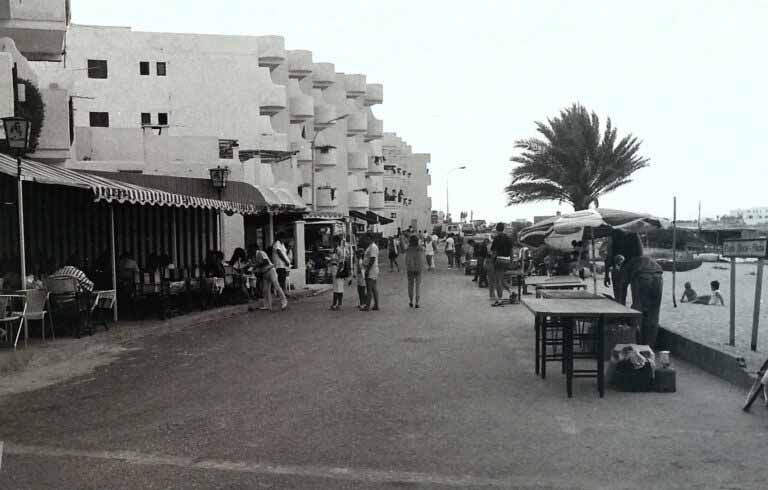 Paseo de es Pujols Formentera 1989