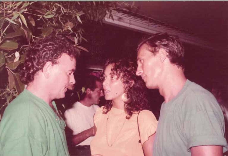 Tony Isbert y Adriana Vega en la discoteca Ku